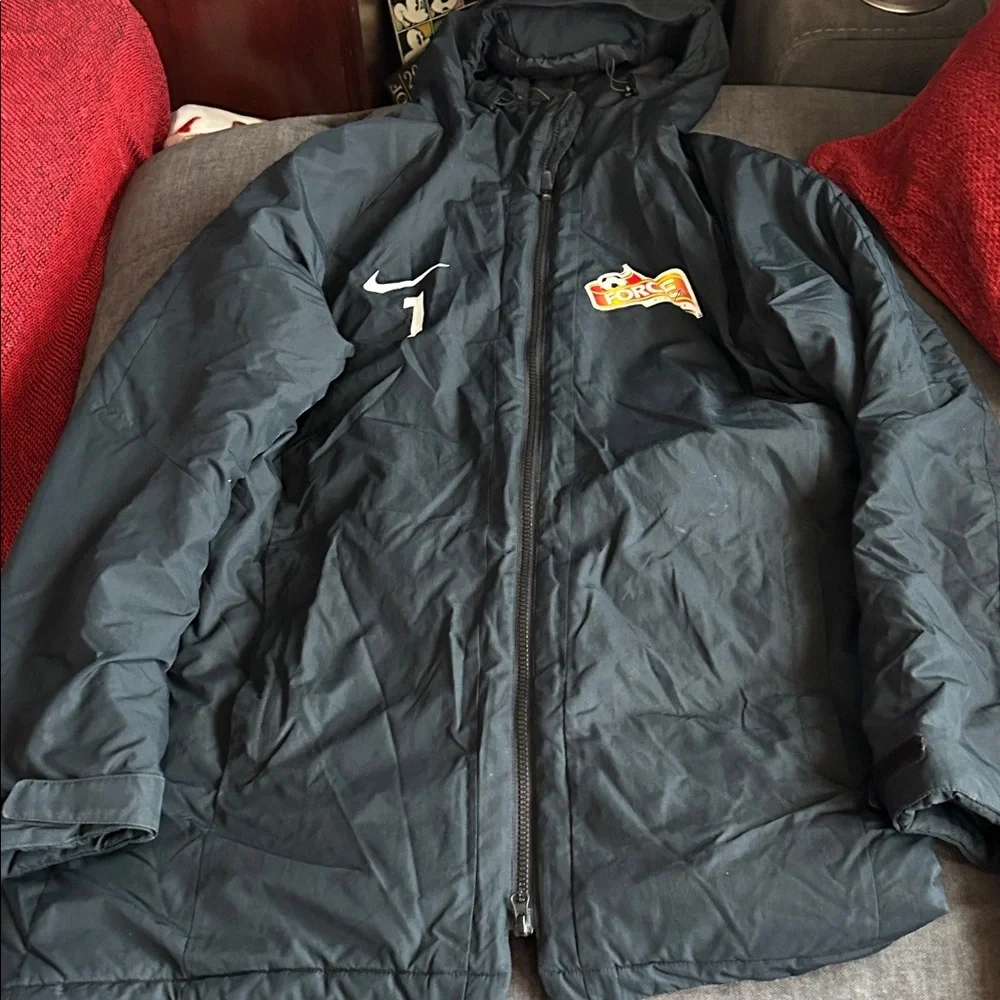 Nike Black Force Hooded Winter Parka - Picture 4 of 10